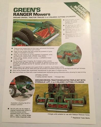 Greens ranger cylinder gang - greens,