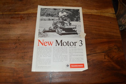 Ransomes new motor gang - ransomes,